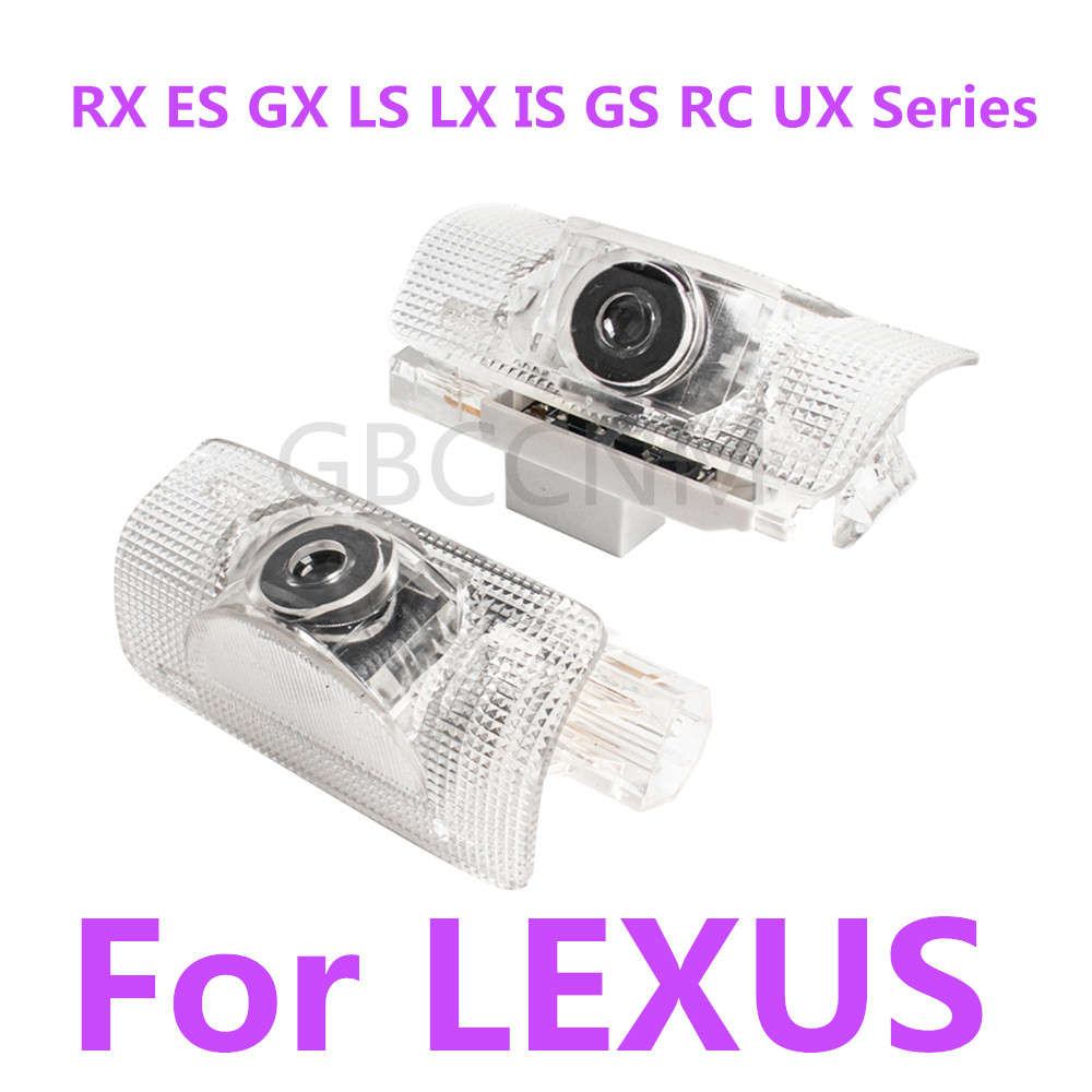 Drone Shahed Rc - หลอดไฟติดประตูรถยนต์ LED เงาผีต้อนรับอุปกรณ์เสริมสำหรับ Lexus ES350 GX460