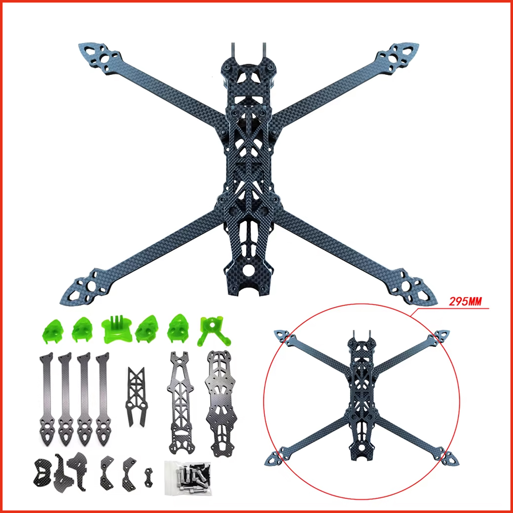 Quadcopter Frame - 1ชิ้นเครื่องหมาย Mark4 4 HD 7นิ้ว295มม. 3K