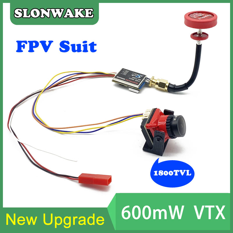 Drone Rc Transmitter And Receiver - พร้อมใช้งาน 5.8G 48CH 600mW เครื่องส่งสัญญาณวิดีโอและ Cmos
