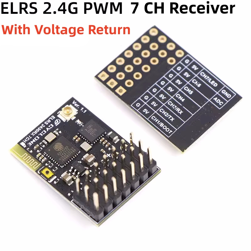 Fpv Antenna Receiver - Elrs 2.4G PWM ตัวรับสัญญาณ7CH 6CH crsf