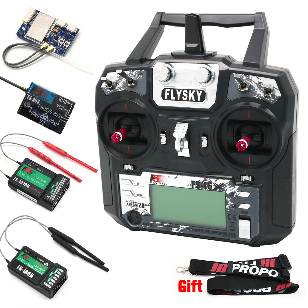 Drone Rc Transmitter And Receiver - เครื่องส่งสัญญาณ FLYSKY FS-i6X FS i6X 10CH