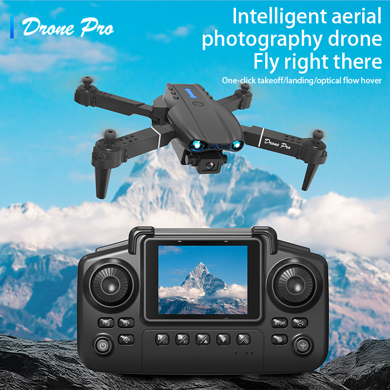 Drone Rc Harness - E99 Airหน้าจอควบคุมDrone Professionalกว้างRC Dron HD 4Kกล้องพับเฮลิคอปเตอร์เครื่องบินQuadcopter