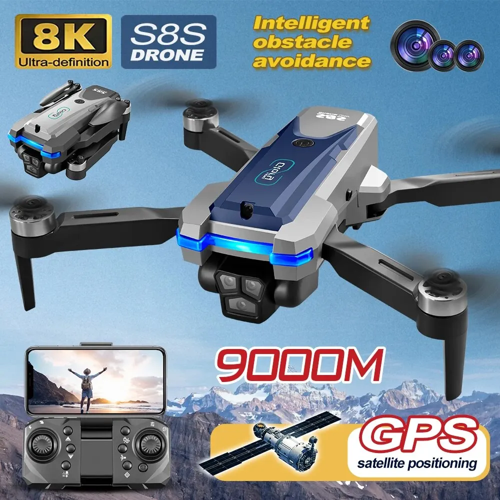 Drone Rc Harness - โดรน GPS S8S 5G Wi-Fi 8K