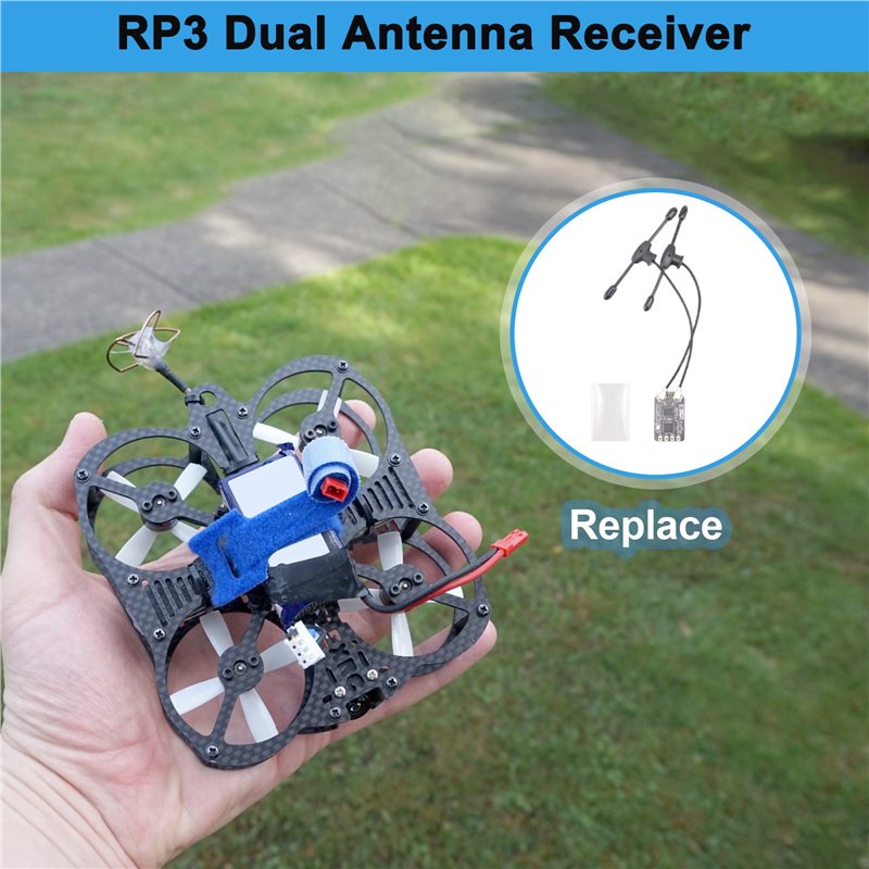 ตัวรับสัญญาณแบบเสาอากาศคู่ BED - Fpv Antenna Receiver บทวิจารณ์และราคา