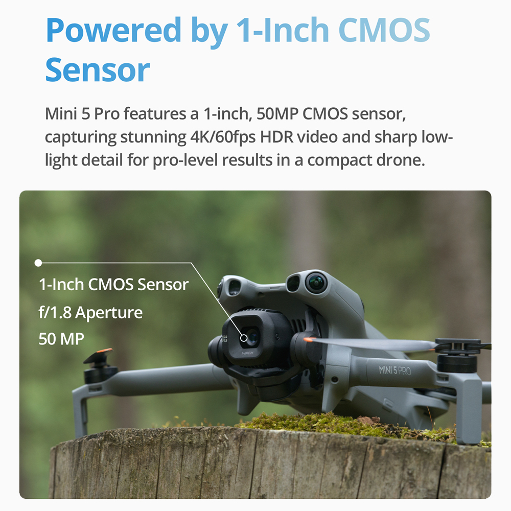 ชุดโดรน DJI Mini 5 Pro Fly Com - Fpv Camera Cmos บทวิจารณ์และราคา