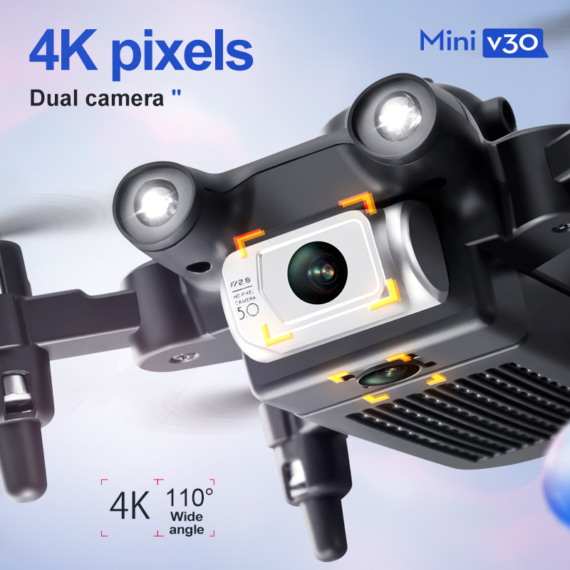 Mini V30 WiFi FPV Drone 4K HD  - Drone Rc Harness บทวิจารณ์และราคา