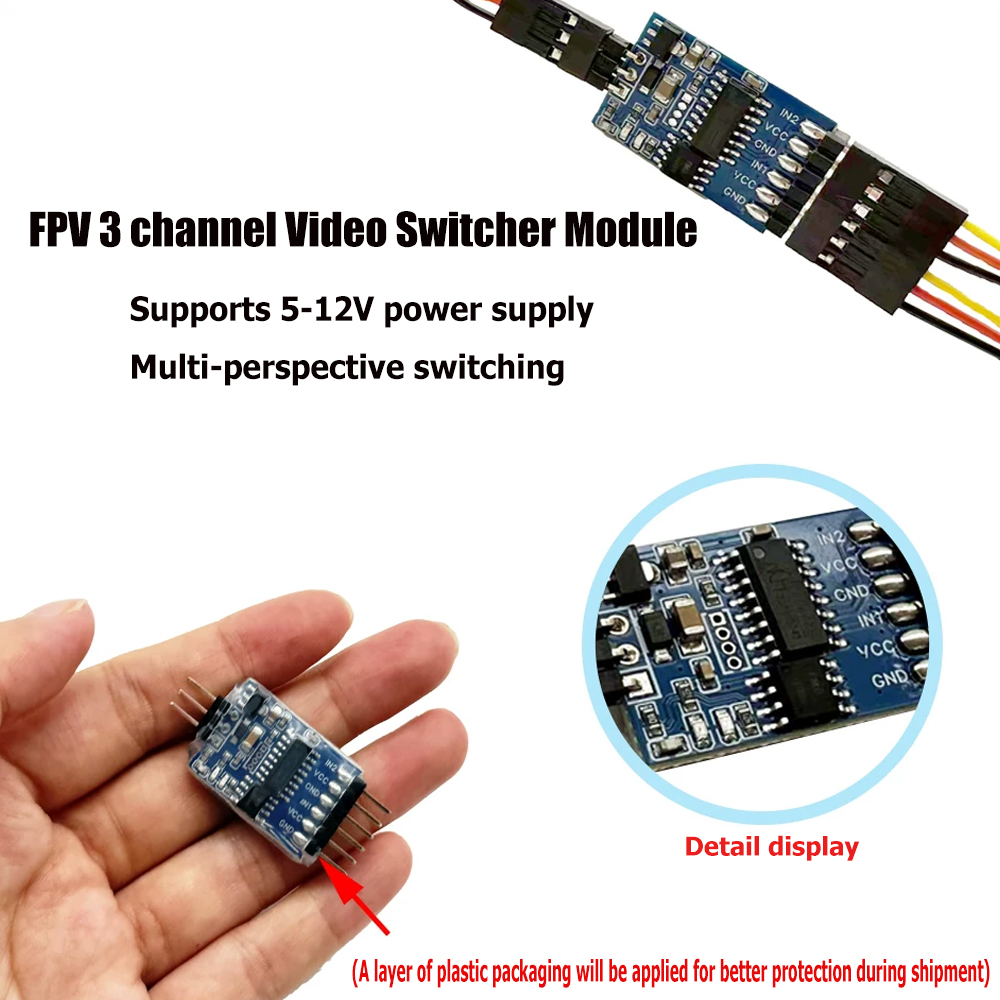 5.8G 3 ช่องวิดีโอสวิตช์เชอร์โม - Drone Rc Remote Control บทวิจารณ์และราคา