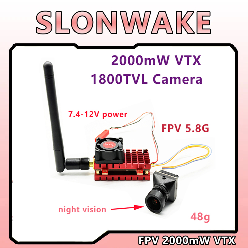 SLONWAKE 2W 2000mW 5.8G VTX เค - Quadcopter Frame บทวิจารณ์และราคา