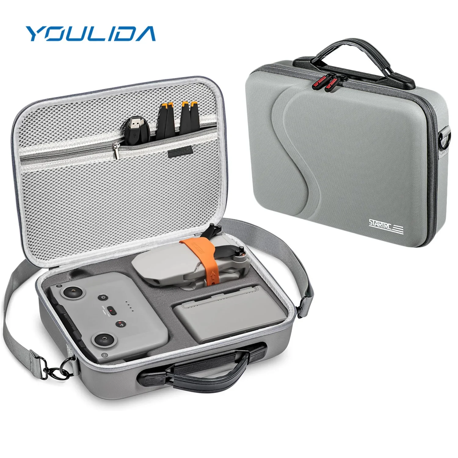 Mini 2 กระเป๋าสะพาย PU แบบพกพา - Drone Carrying Bag บทวิจารณ์และราคา