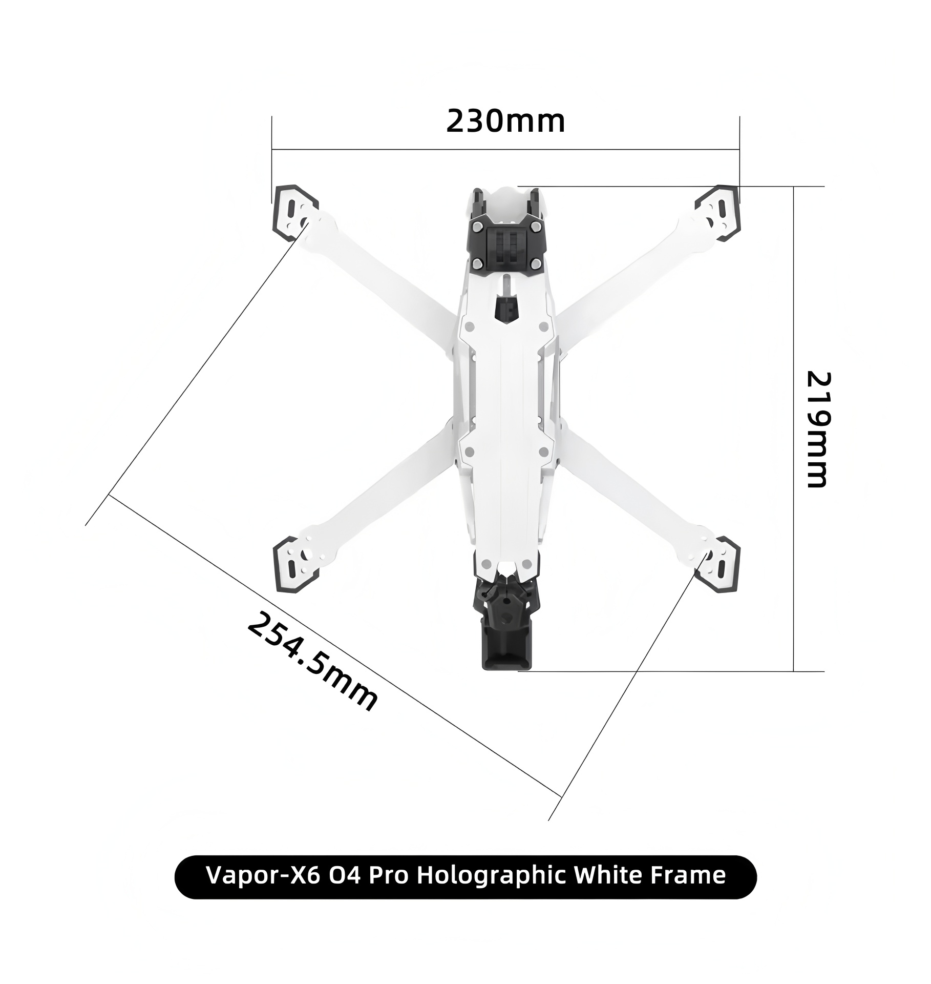 GEPRC Vapor D5/x5/x6 O4 Pro Fr - Quadcopter Frame บทวิจารณ์และราคา