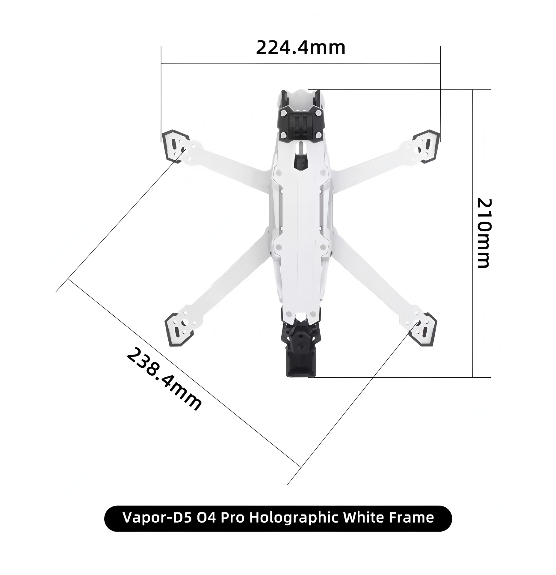 GEPRC Vapor D5/x5/x6 O4 Pro Fr - Quadcopter Frame บทวิจารณ์และราคา