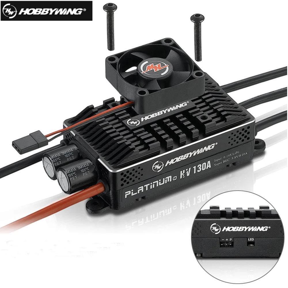 Hobbywing Platinum HV 130A SBE - Drone Rc V4 บทวิจารณ์และราคา