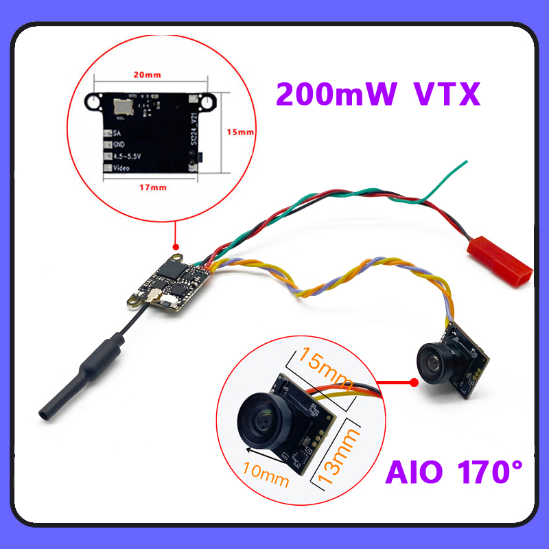 SLONWAKE 5.8G 1200TVL กล้อง FP - Drone Rc Transmitter And Receiver บทวิจารณ์และราคา