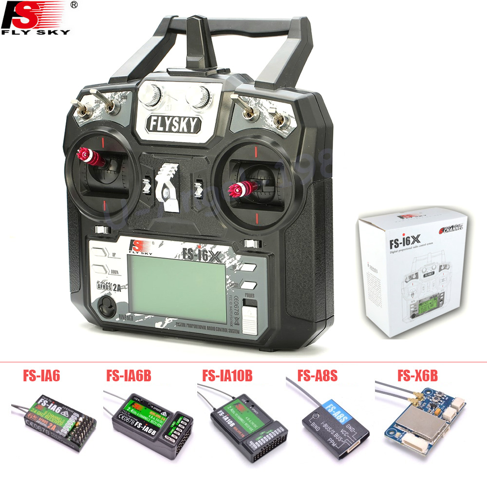 เครื่องส่งสัญญาณ FLYSKY FS-i6X - Drone Rc Transmitter And Receiver บทวิจารณ์และราคา