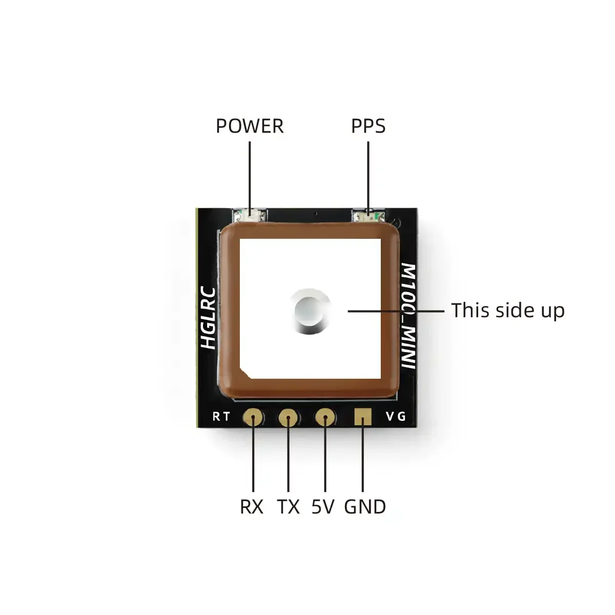 HGLRC M100 MINI GPS โมดูล M10  - Fpv Antenna Receiver บทวิจารณ์และราคา