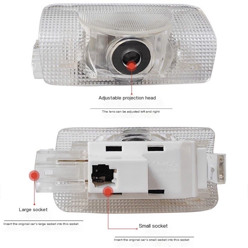 2ชิ้นโคมไฟโปรเจคเตอร์ LED โคมไ - Drone Shahed Rc บทวิจารณ์และราคา