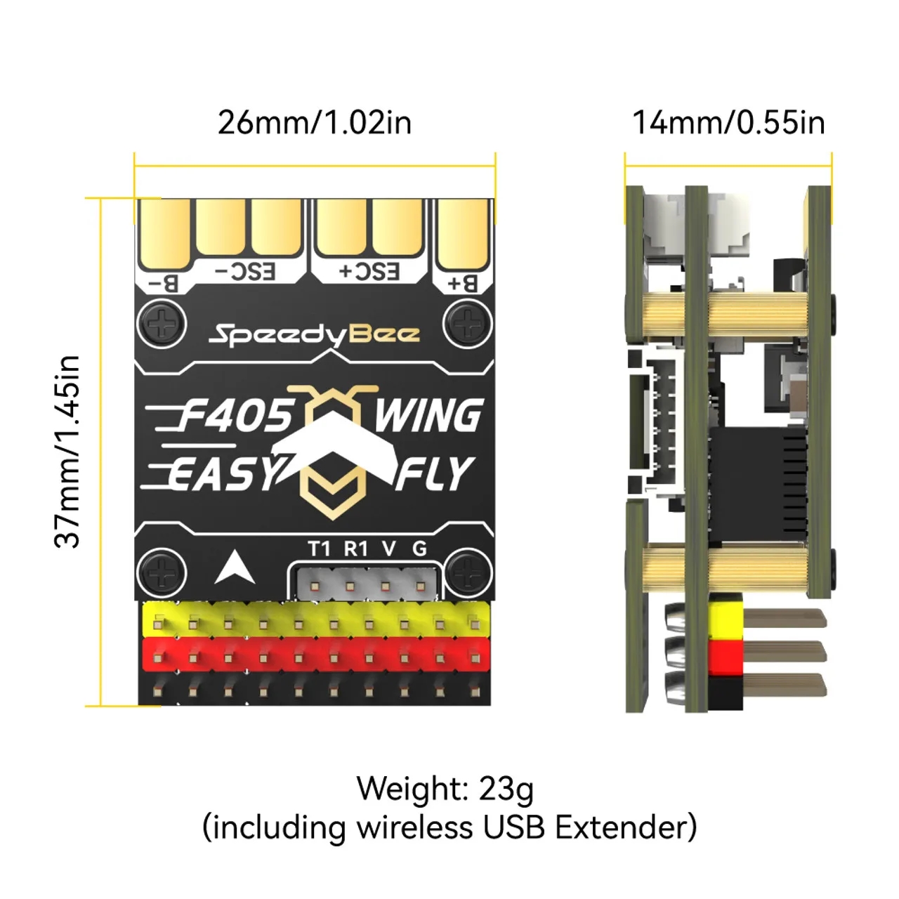 SpeedyBee F405 WING MINI ชุดคว - Flight Controller บทวิจารณ์และราคา