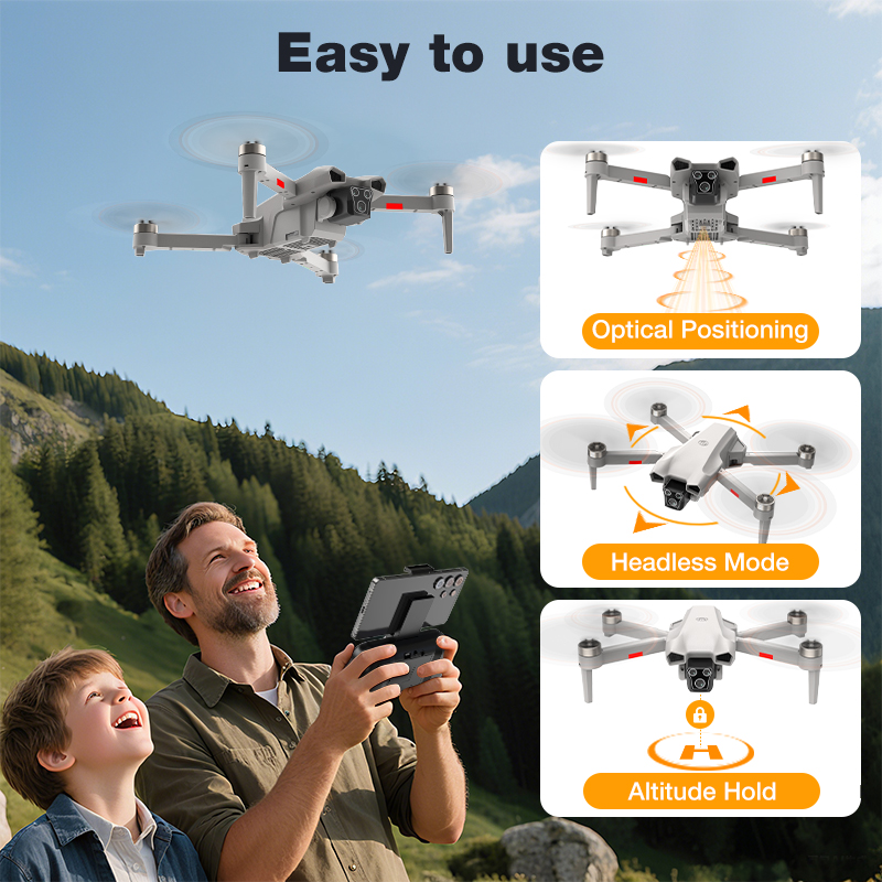 โดรนรุ่นใหม่ L017 Pro Brushles - Drone Rc Harness บทวิจารณ์และราคา