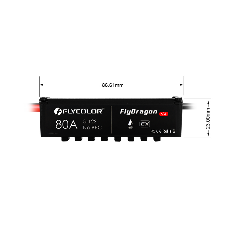Flycolor FlyDragon 80A V4 ESC  - Drone Rc V4 บทวิจารณ์และราคา